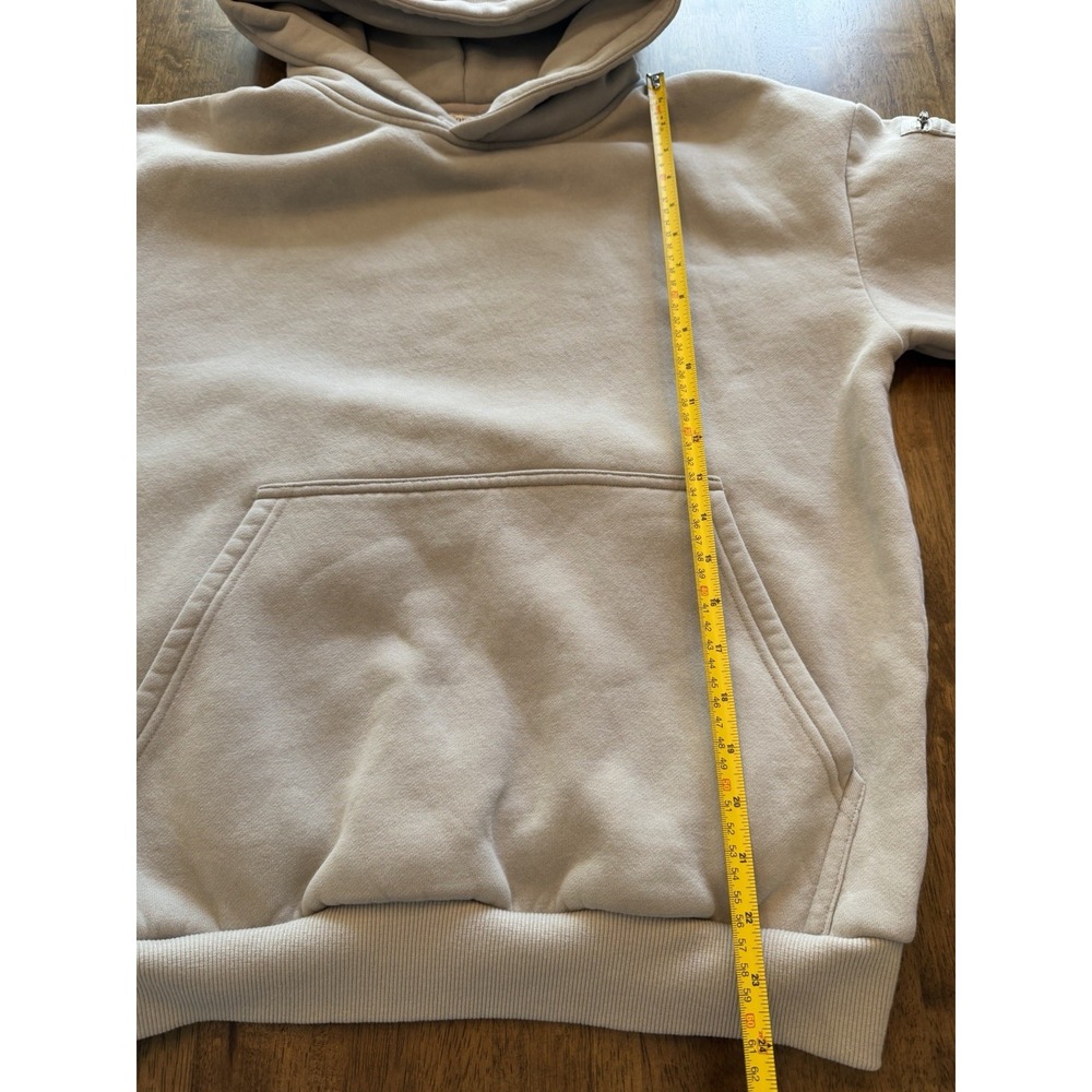 Comfrt Hoodie Size Small Tan/Gray Long Sleeve Pullover Hoodie Heavyweight - Picture 5 of 7
